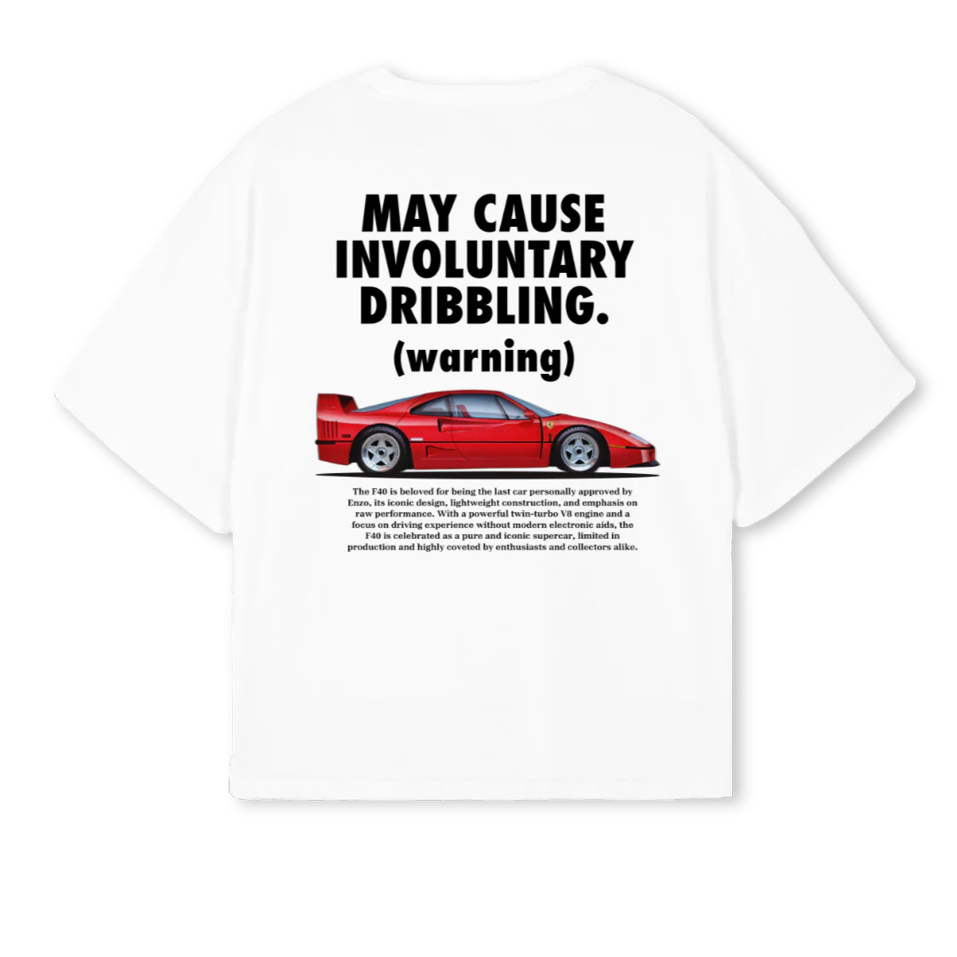 FERRARI White Oversized Boxy Tee. - Image 2