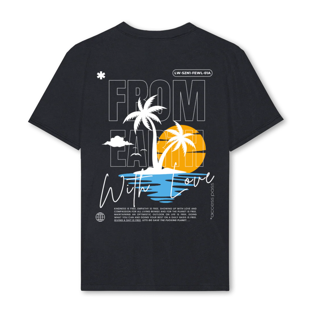 FEWLU Vintage Black Regular Tee. - Image 2