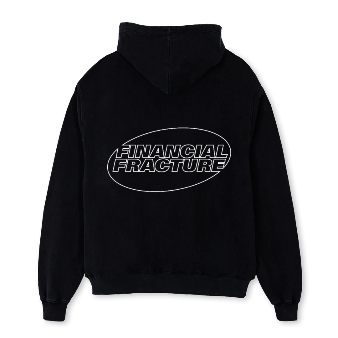 FFBASICCREW Black Oversized Hoodie. - Image 2