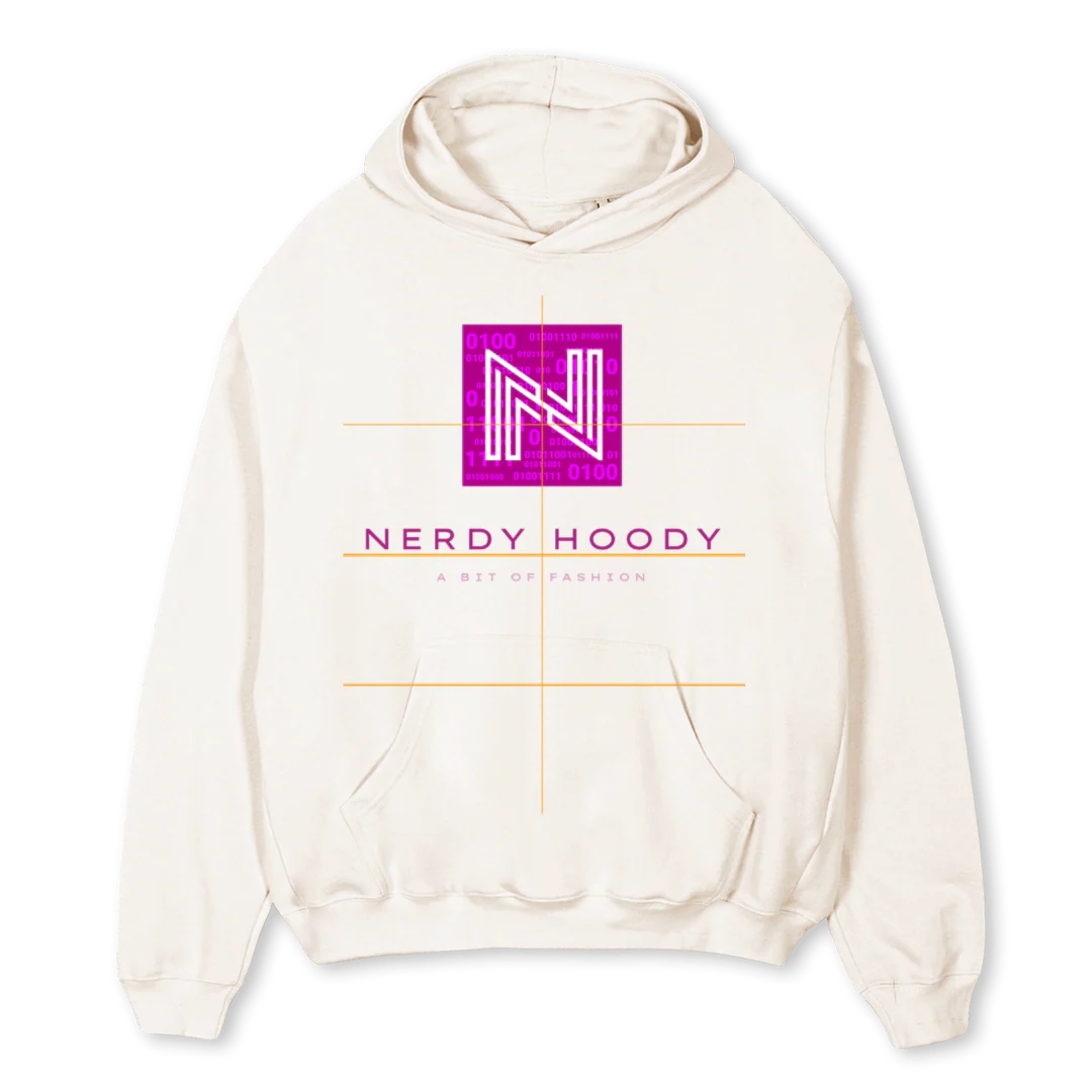 FFRAMEDNFULLTEXTPINK Vintage White Oversized Hoodie.