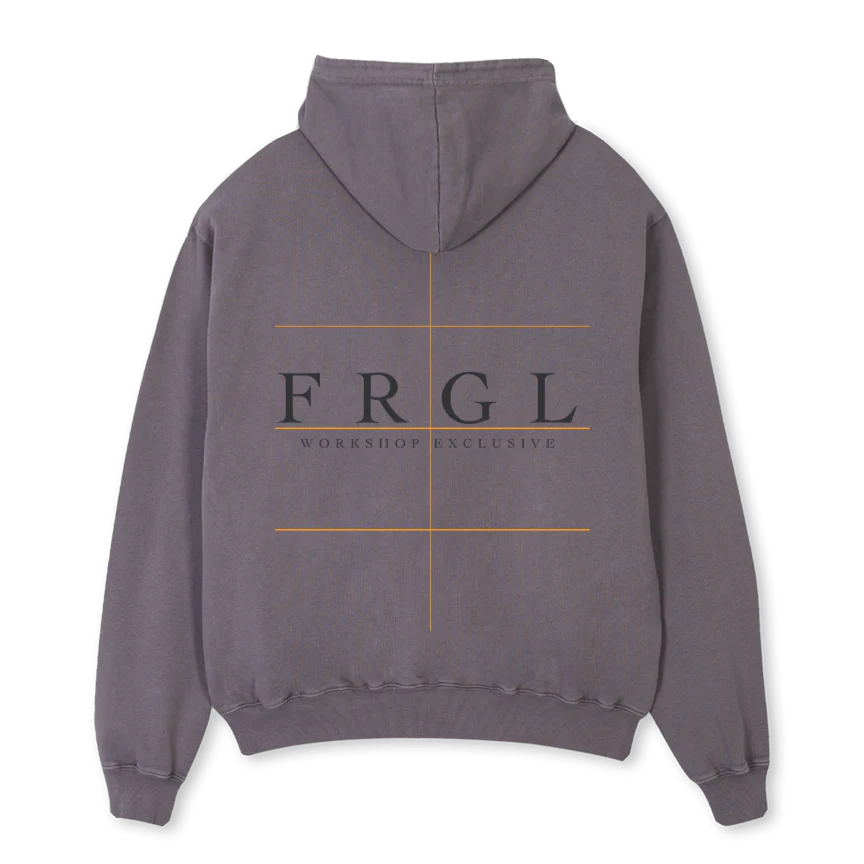 FGRL Pigment Grey Oversized Hoodie. - Image 2