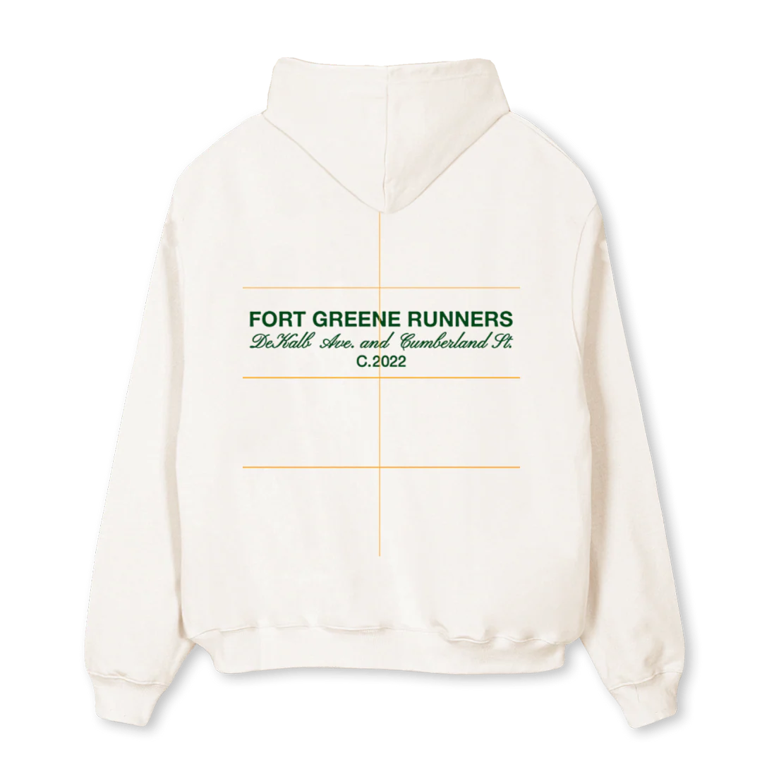 FGRONE Vintage White Oversized Hoodie. - Image 2