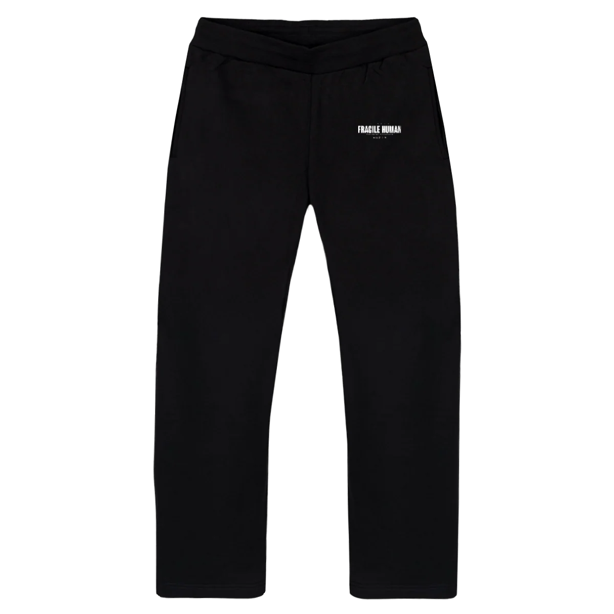 FH CH_1  Black Straight-Leg Relaxed Sweatpants.