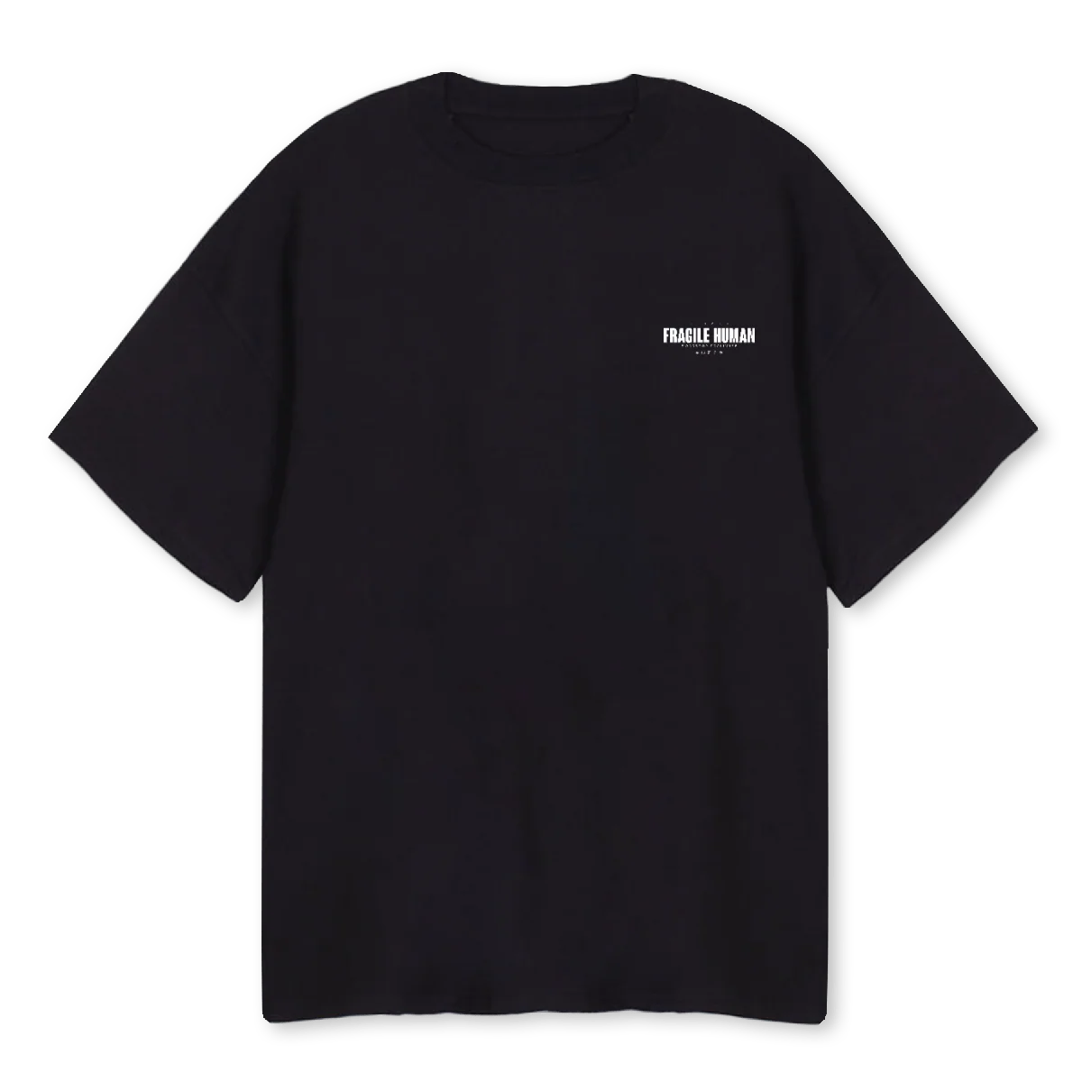 FH TYSN  Black Oversized Tee.