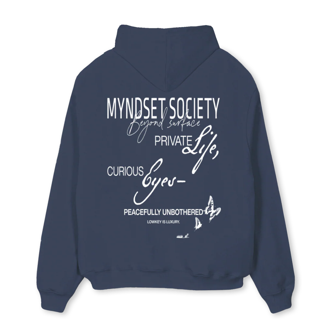 FHMS Navy Blue Oversized Hoodie. - Image 2