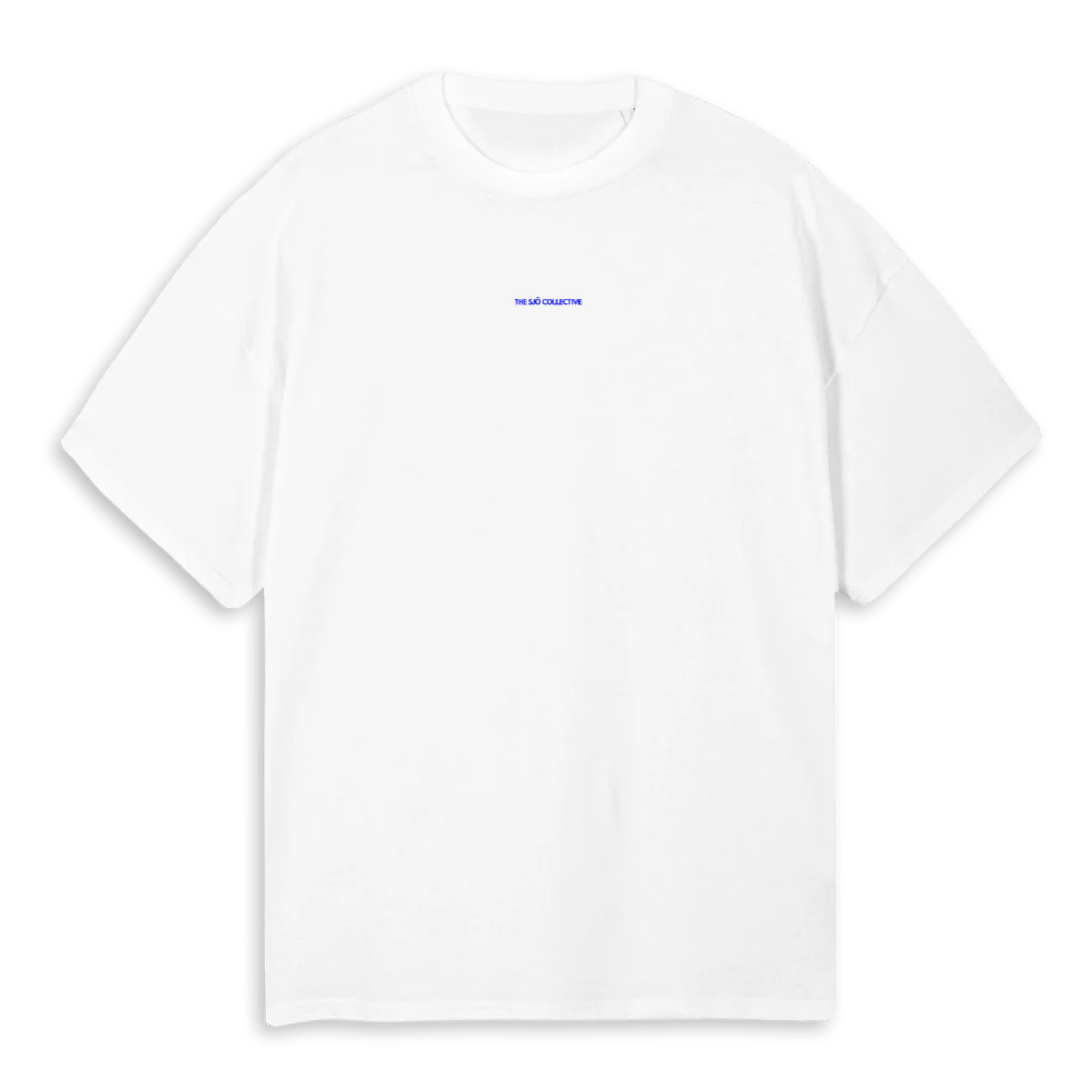FIABLUE White Oversized Tee.