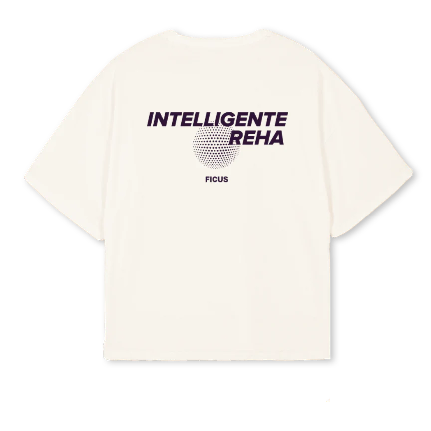 FICUSTEEOFFWHITEEINS Vintage White Oversized Boxy Tee. - Image 2