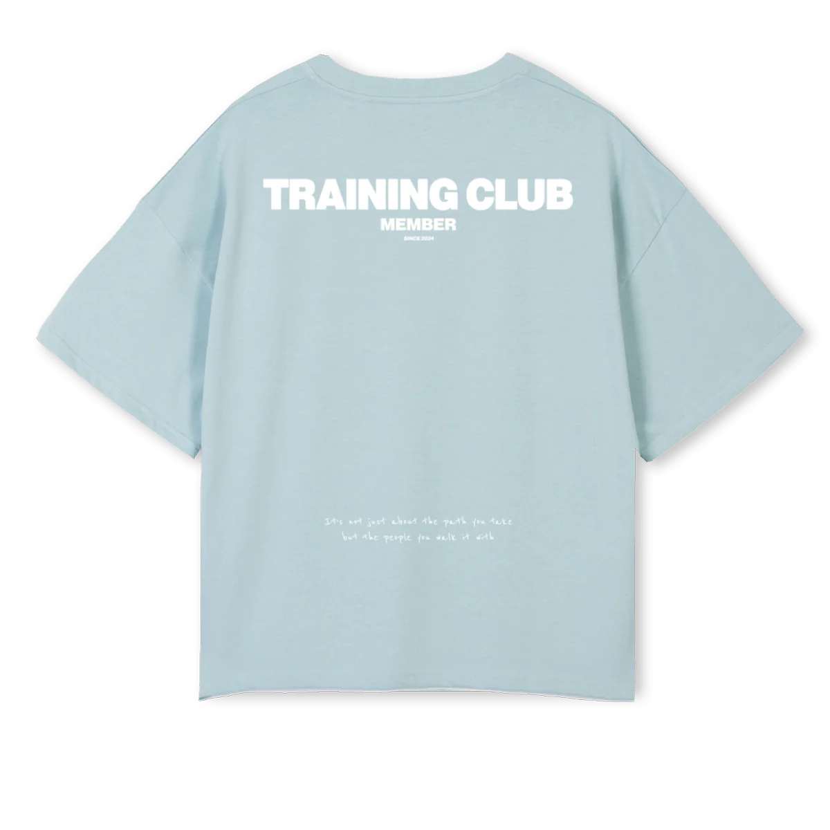 FIDELITYTWENTYFOUR Cold Blue Oversized Boxy Tee. - Image 2