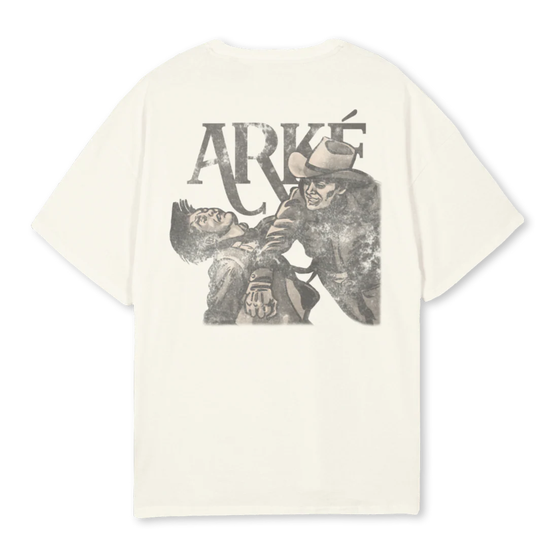 FILM STUDIO TEE Cream Oversized Tee. - Image 2