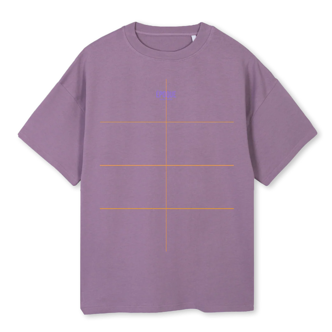 FINAL PURPLE EPOQUE Purple Oversized Tee.