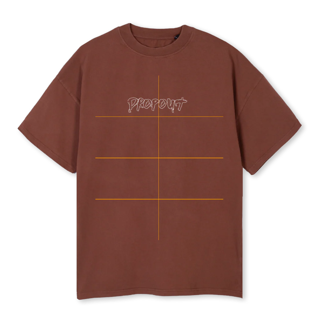 FINAL  Vintage Brown Oversized Tee.
