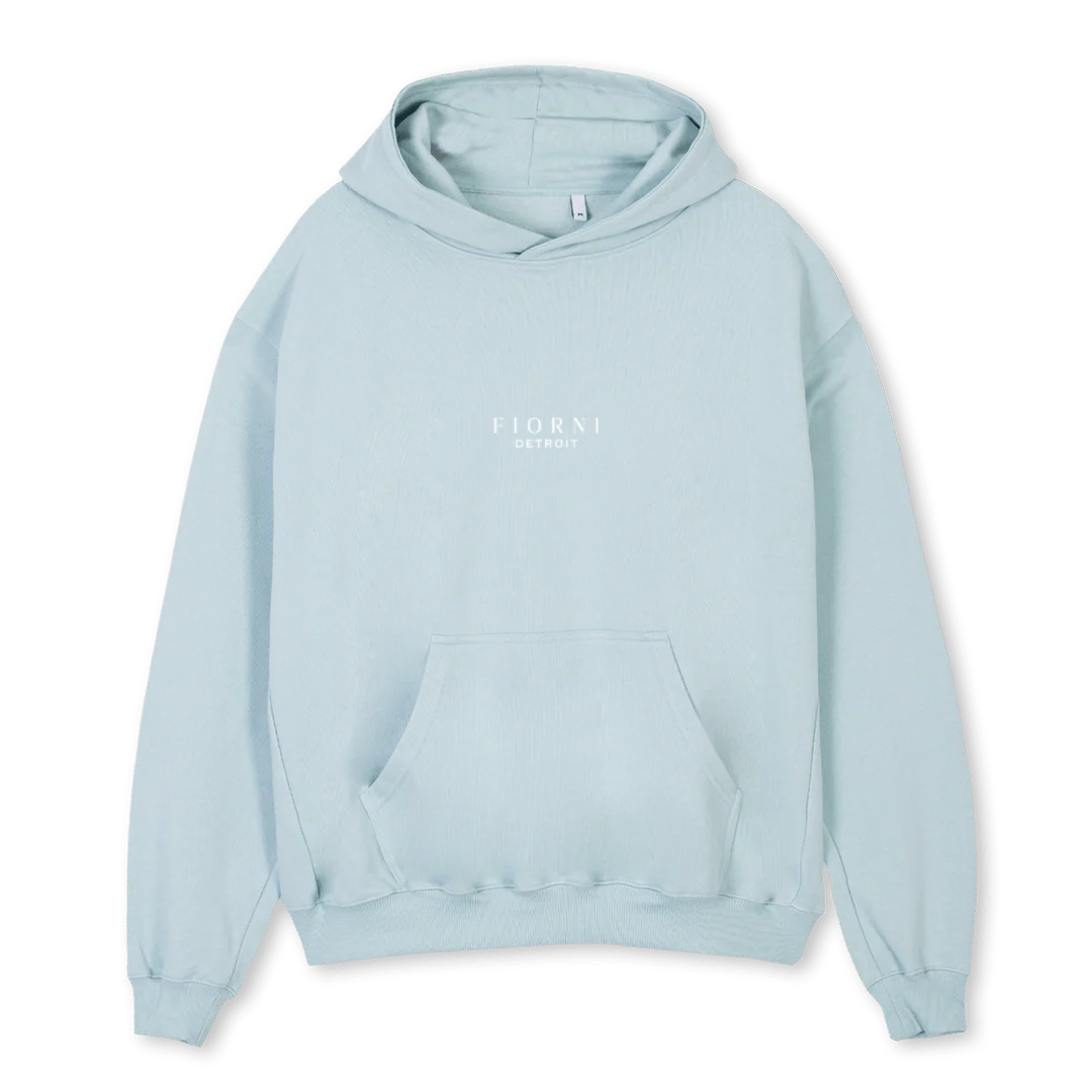 FIORNISWEATERDES Cold Blue Oversized Hoodie.
