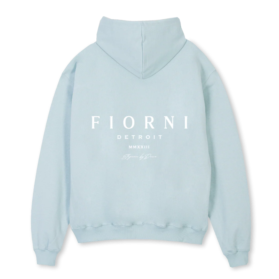 FIORNISWEATERDES Cold Blue Oversized Hoodie. - Image 2