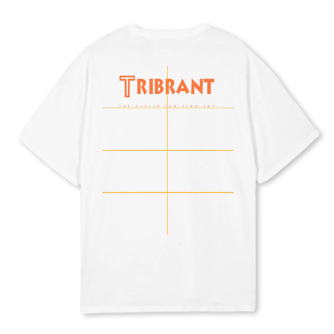 FIRE GIRL White Oversized Tee. - Image 2