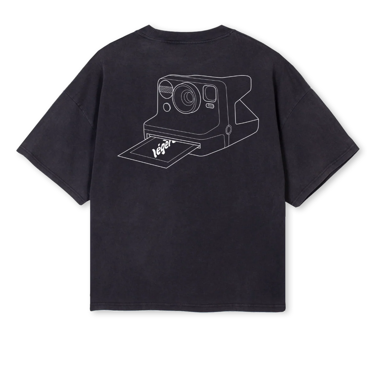 FIRSTDROP_2 Vintage Black Oversized Boxy Tee. - Image 2
