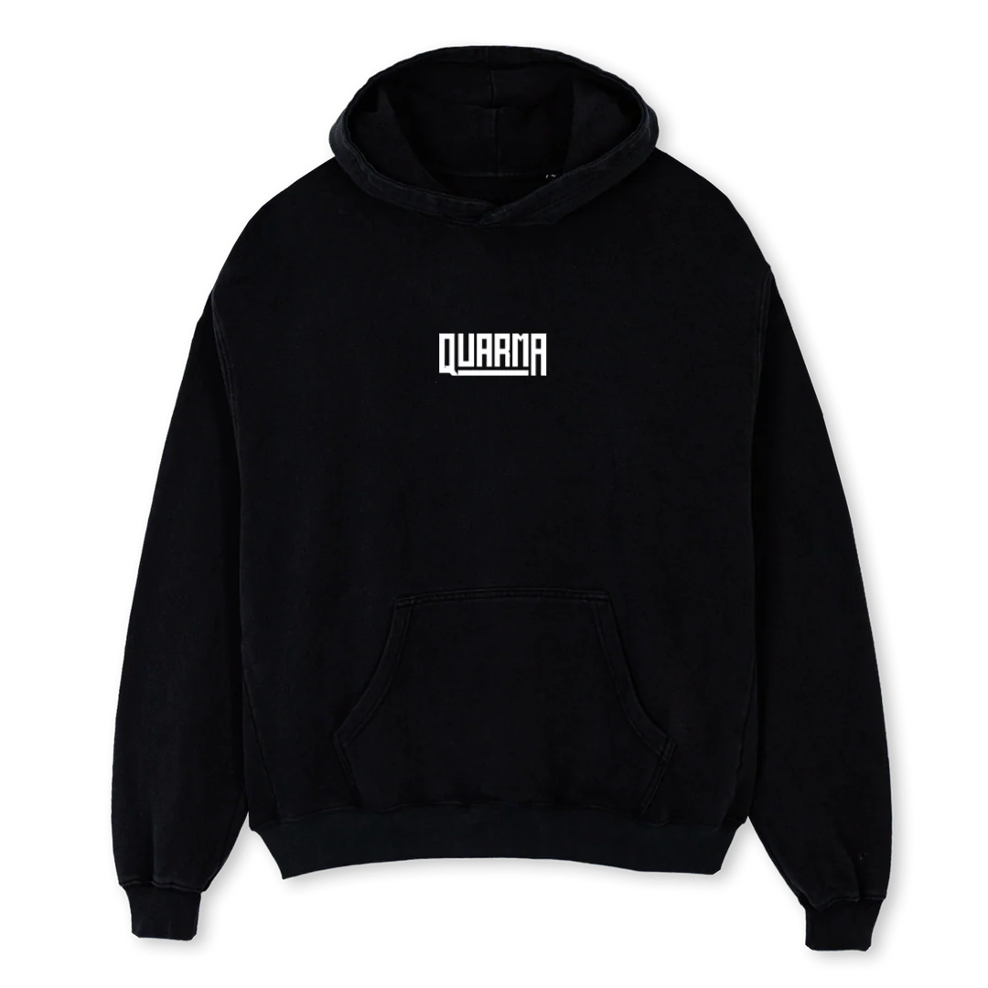FIRSTDROPHOODIE Black Oversized Hoodie.