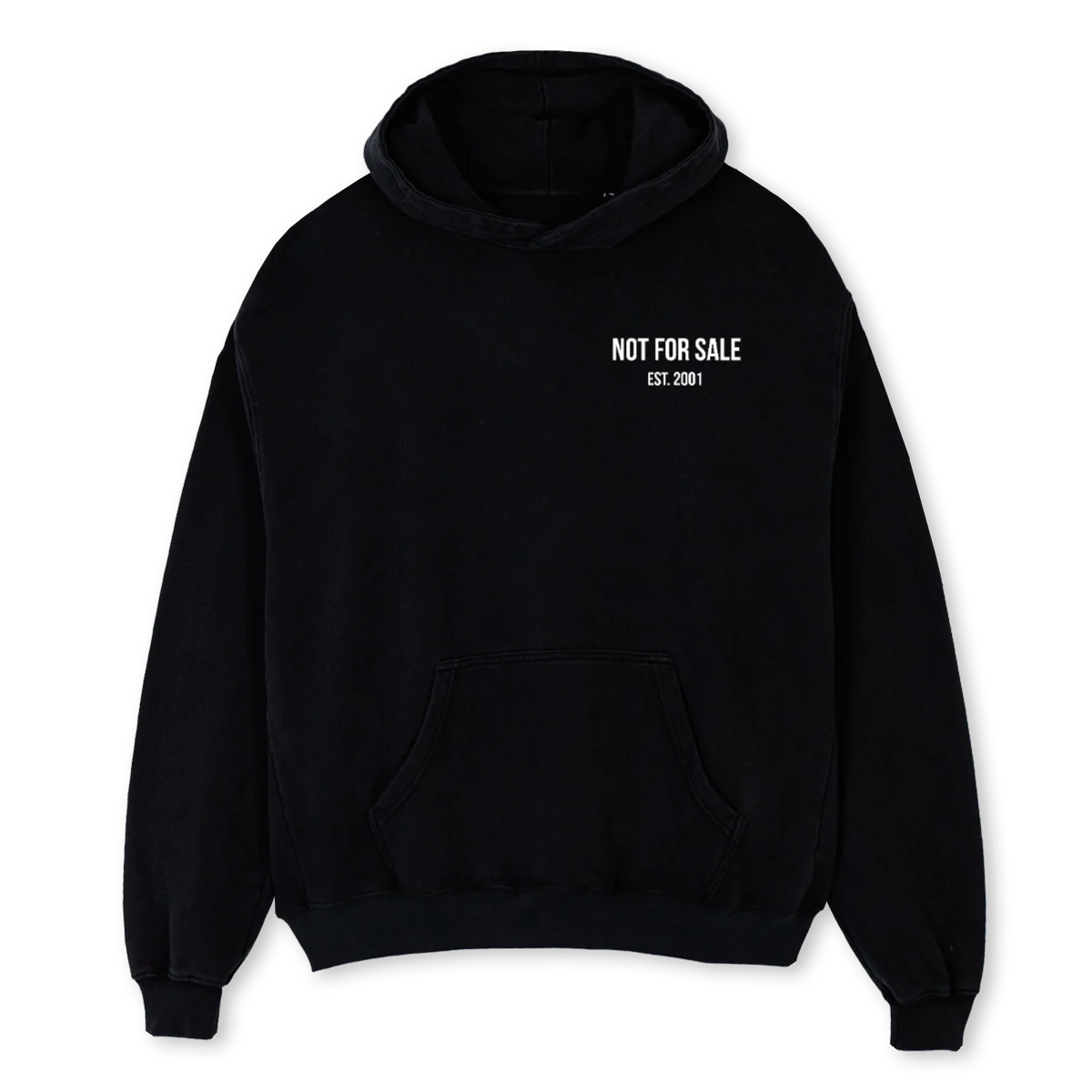 FIRSTNFSHOODIE Black Oversized Hoodie.