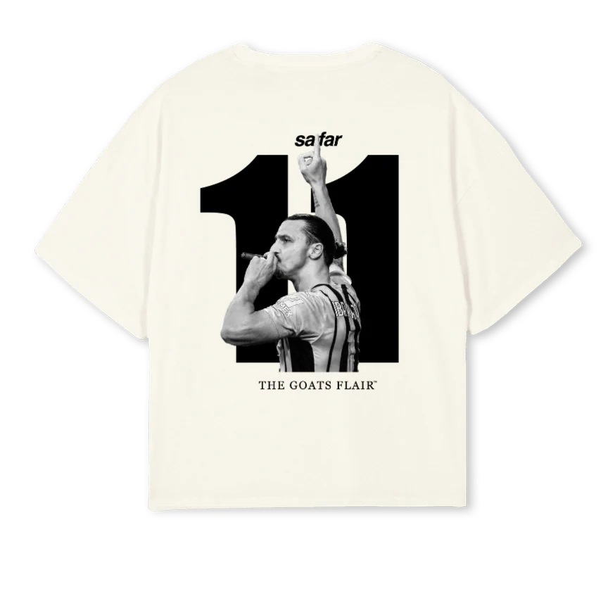 FIRSTONE Cream Oversized Boxy Tee. - Image 2
