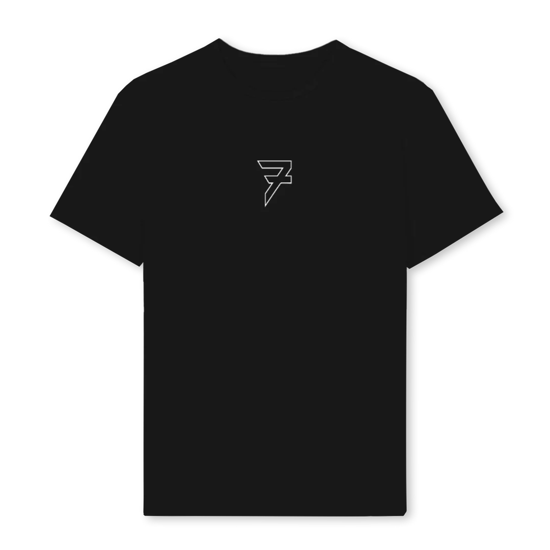 FIRSTSAMPLESEVEN Black Regular Tee.