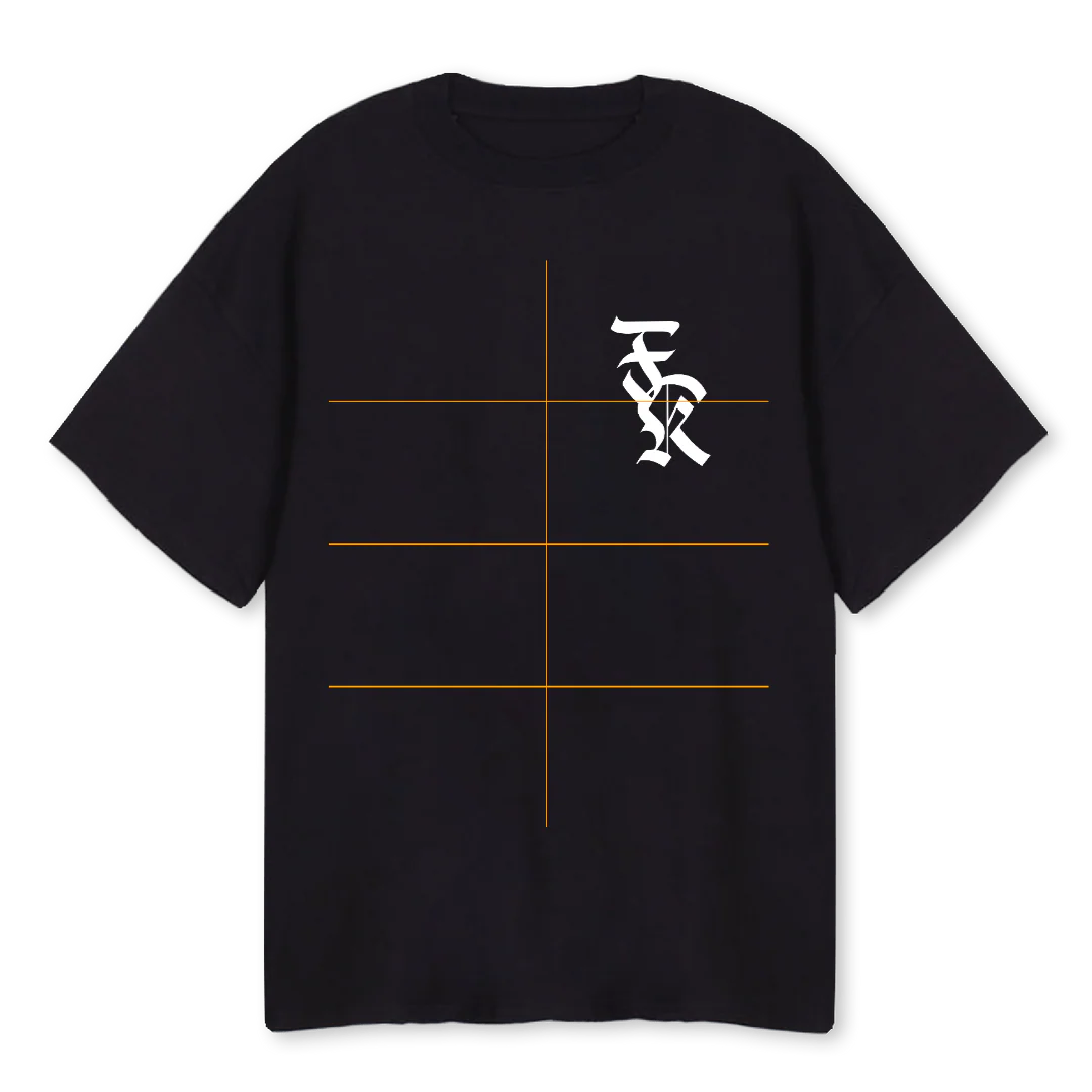 FKTRAININGCLUB Black Oversized Tee.