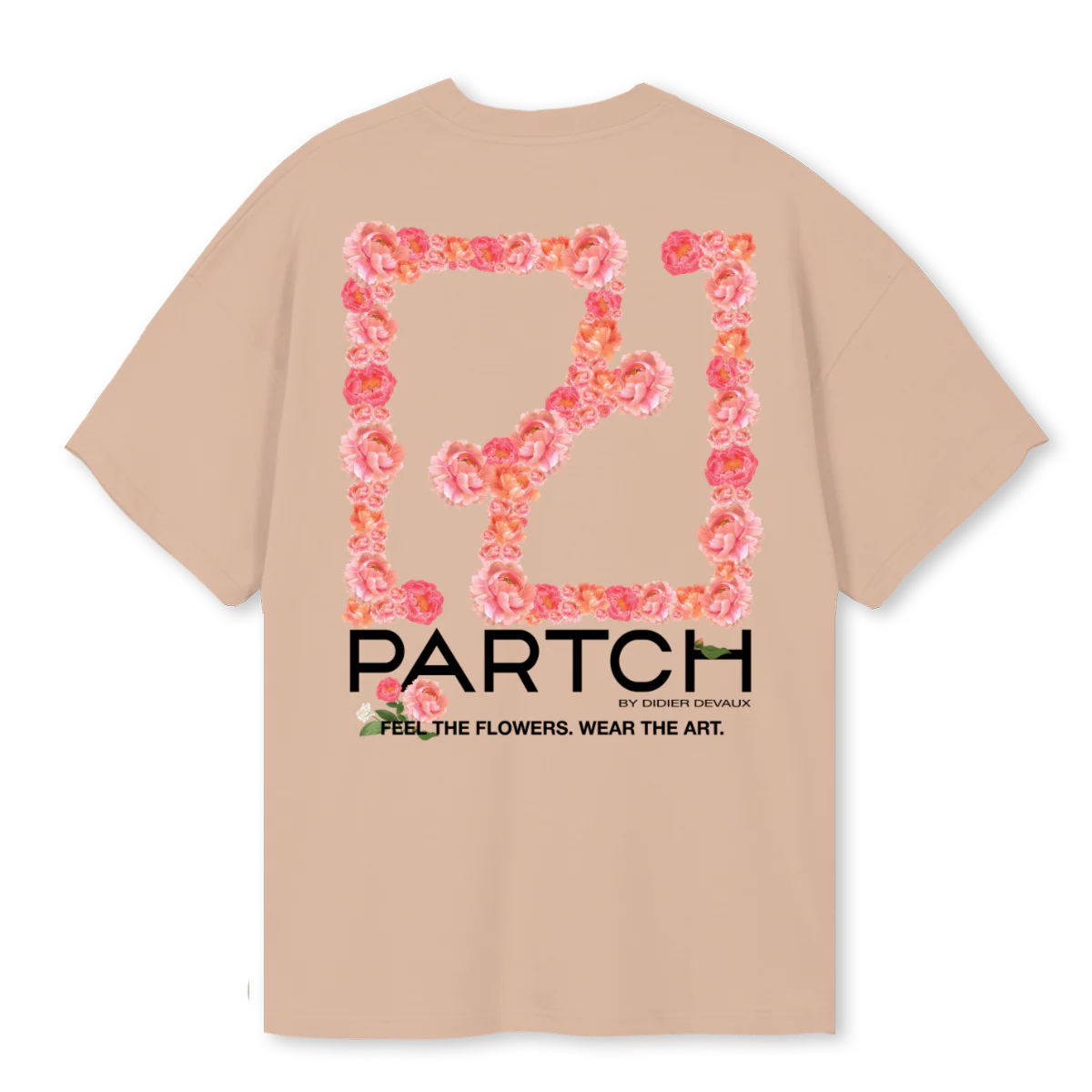 FLOWEROVTAN Croissant Oversized Tee. - Image 2
