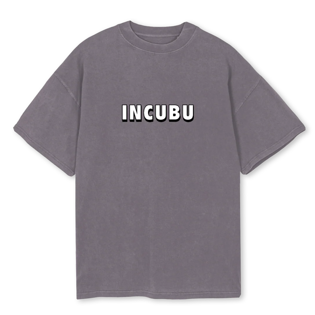 FLOWERSBW Pigment Grey Oversized Tee.