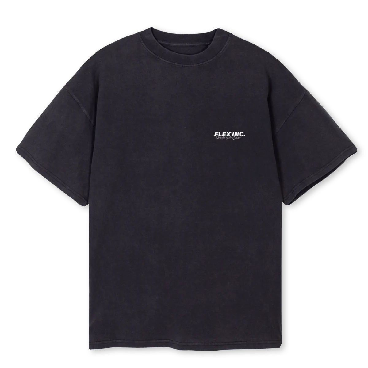 FLYINGCHAMPAGNE Vintage Black Oversized Tee.