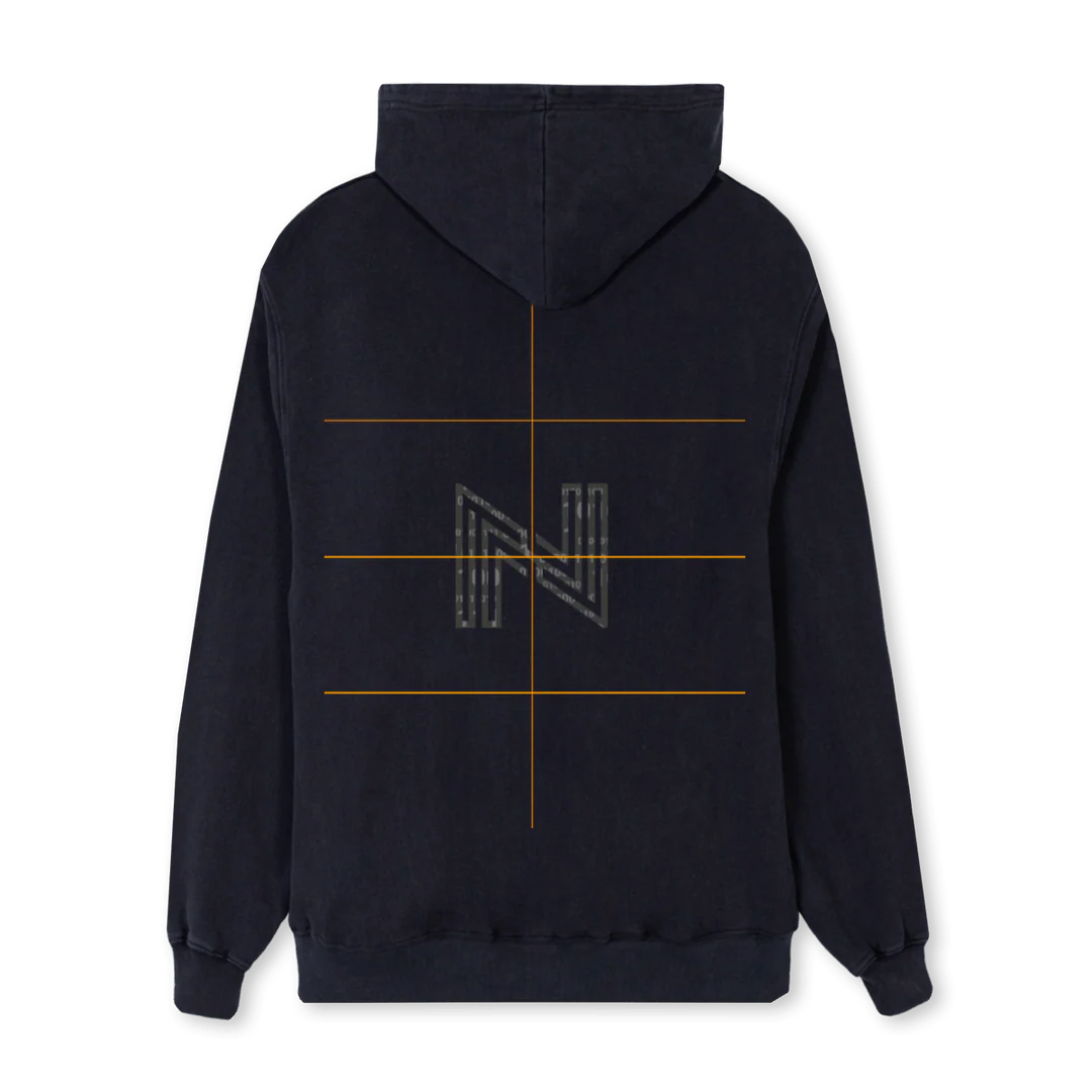 FNBNBLACK Vintage Black Regular Hoodie. - Image 2