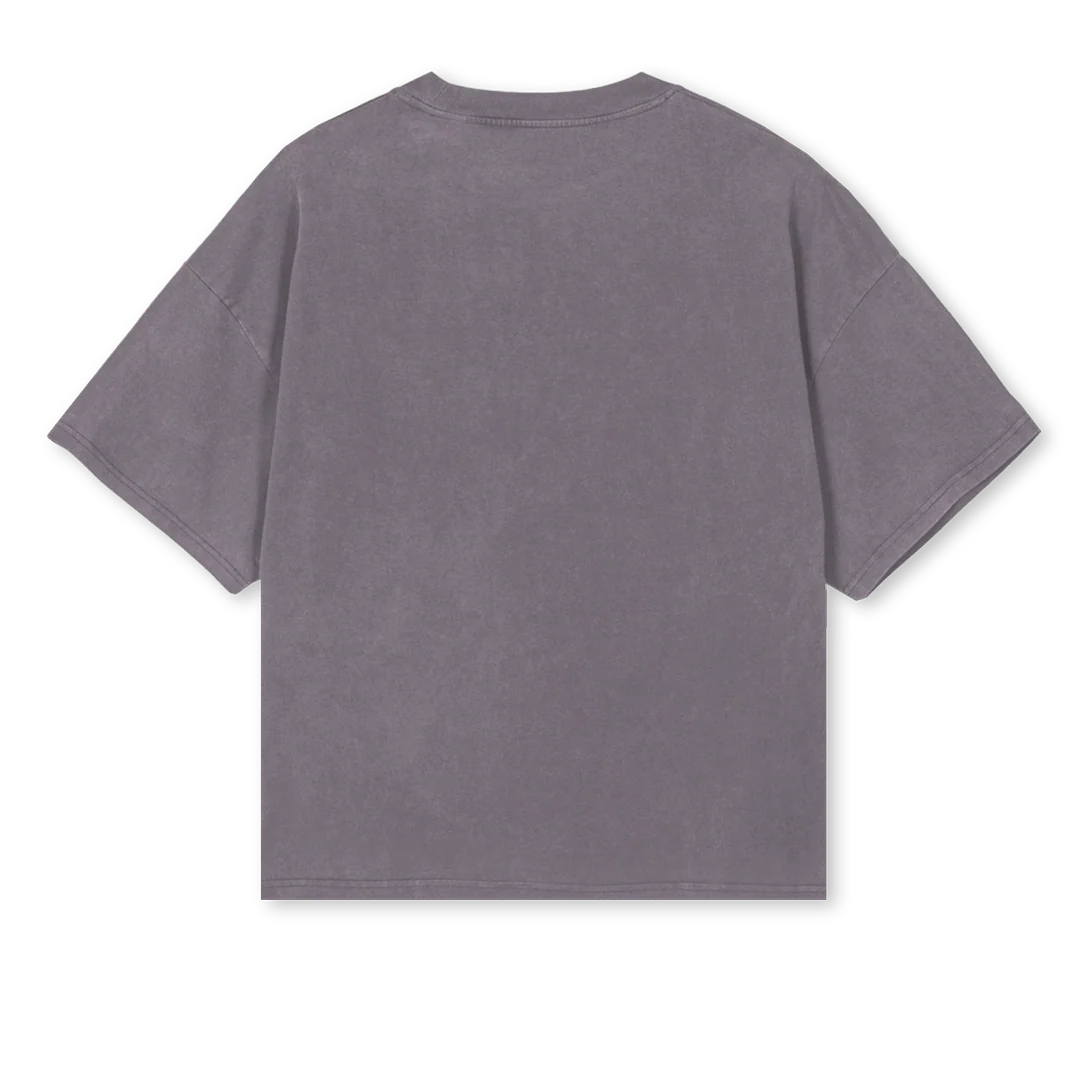 FNUDMARCO Pigment Grey Oversized Boxy Tee. - Image 2