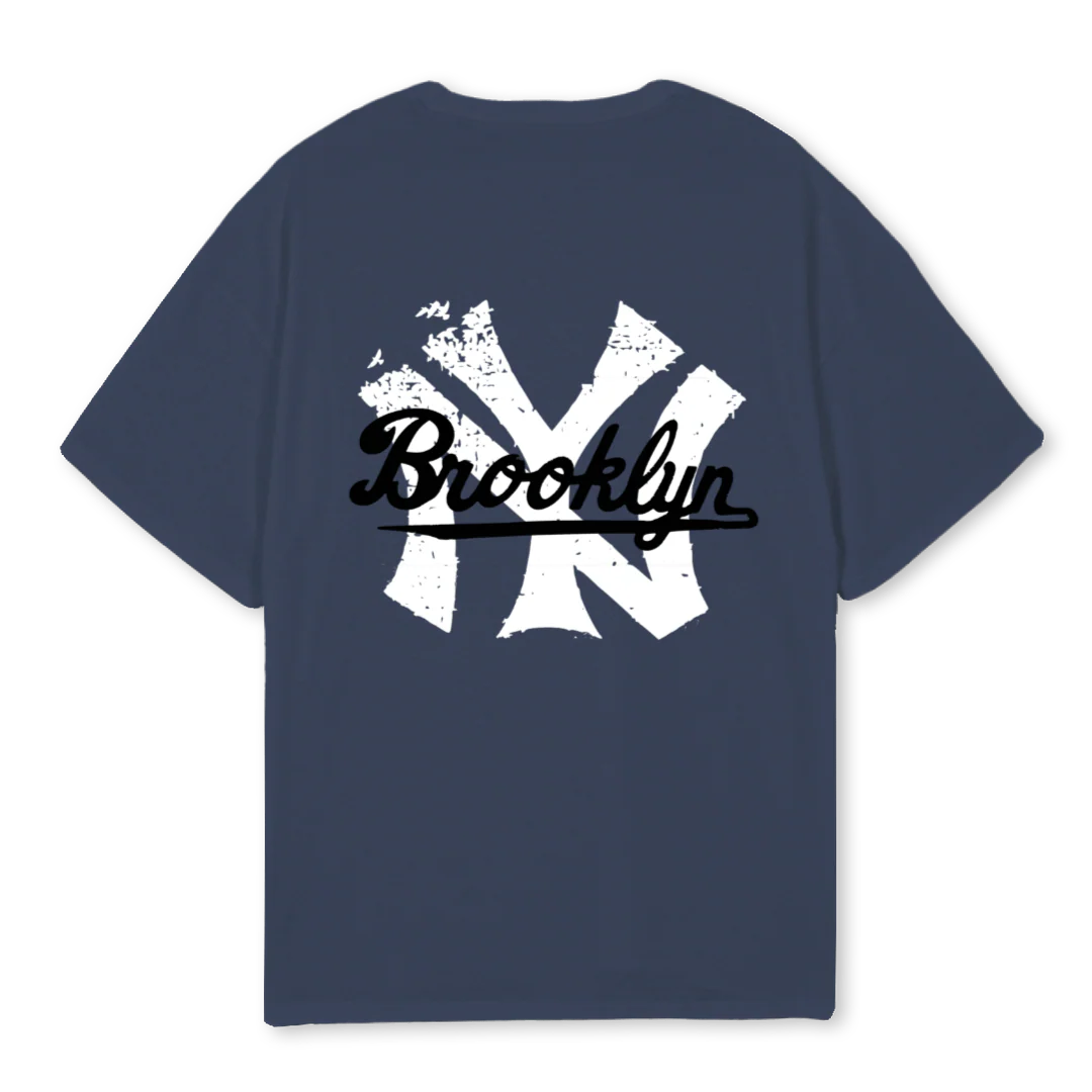 FNUWHEREYOUAT Navy Blue Oversized Tee. - Image 2
