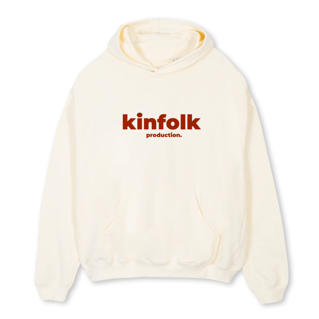 FOLK Cream Oversized Hoodie.