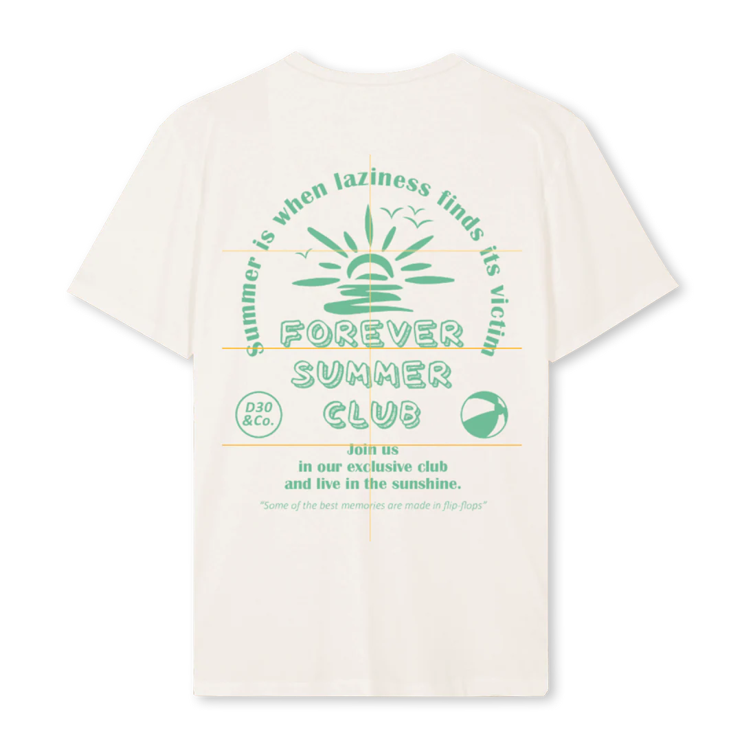 FOREVERSUMMER Vintage White Regular Tee. - Image 2