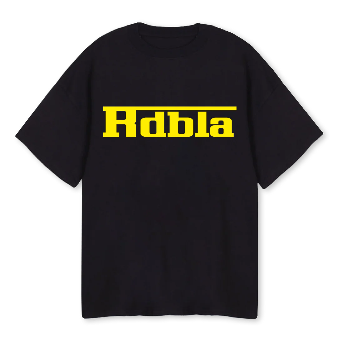 FOURTY STYLE Black Oversized Tee.