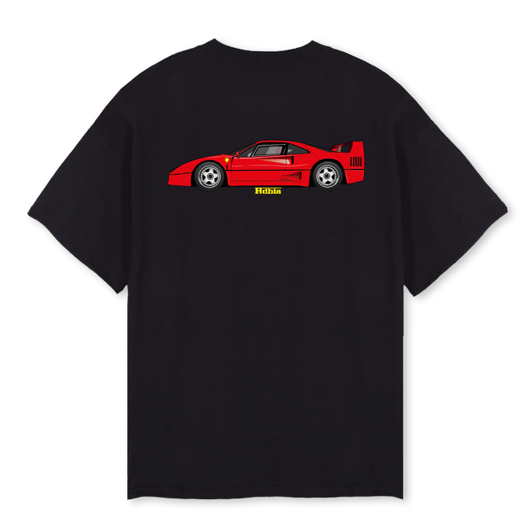 FOURTY STYLE Black Oversized Tee. - Image 2