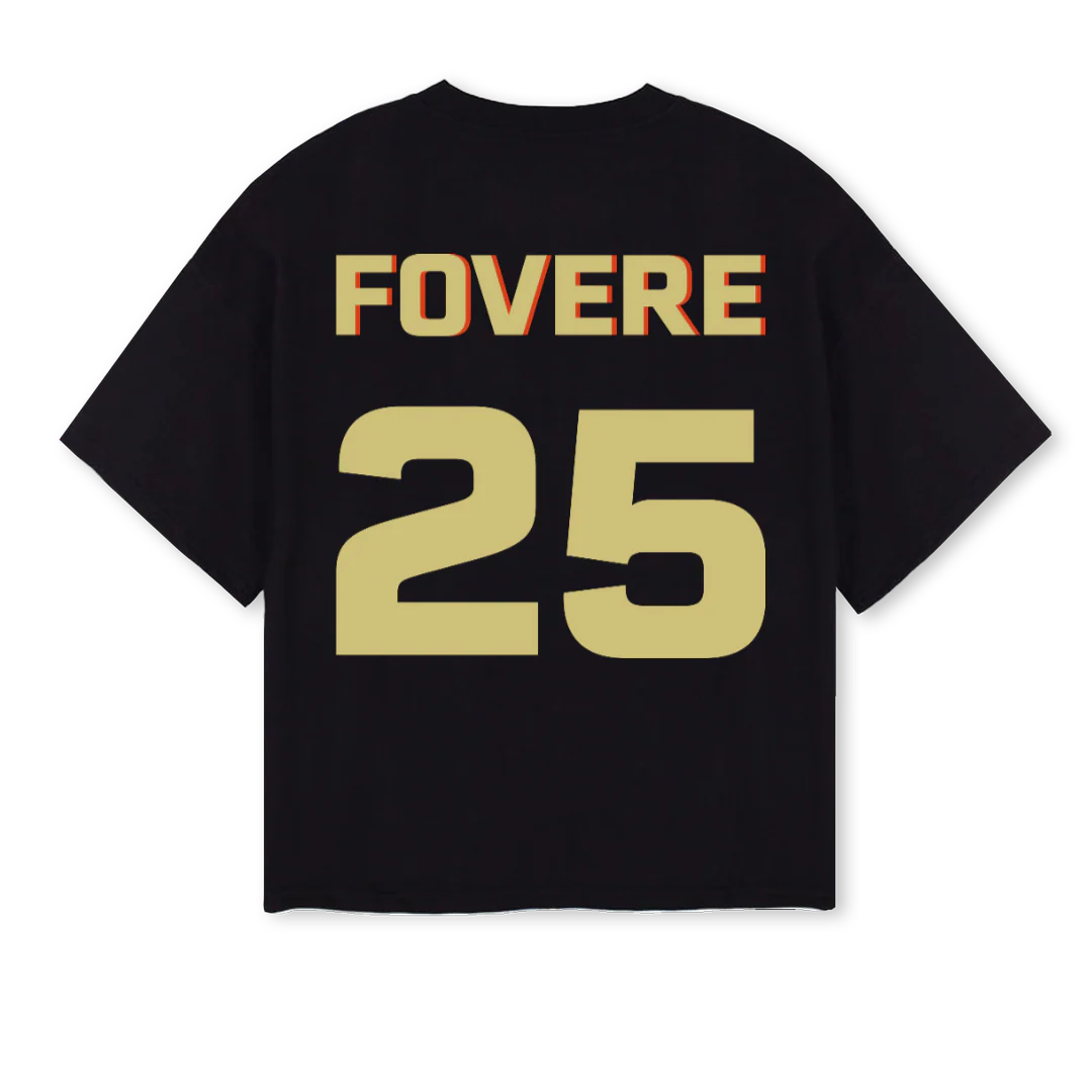 FOVERE FOOTBALL Black Oversized Boxy Tee. - Image 2