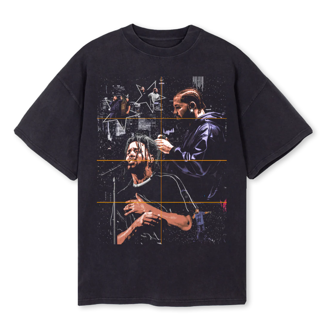 FPS Vintage Black Oversized Tee.