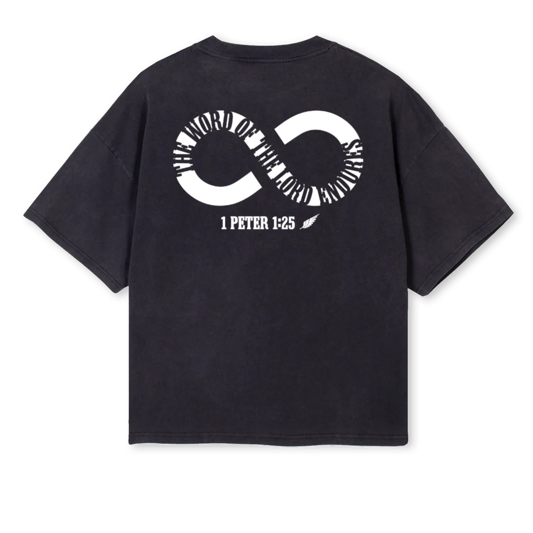 FPTONETWENTYFIVE Vintage Black Oversized Boxy Tee. - Image 2