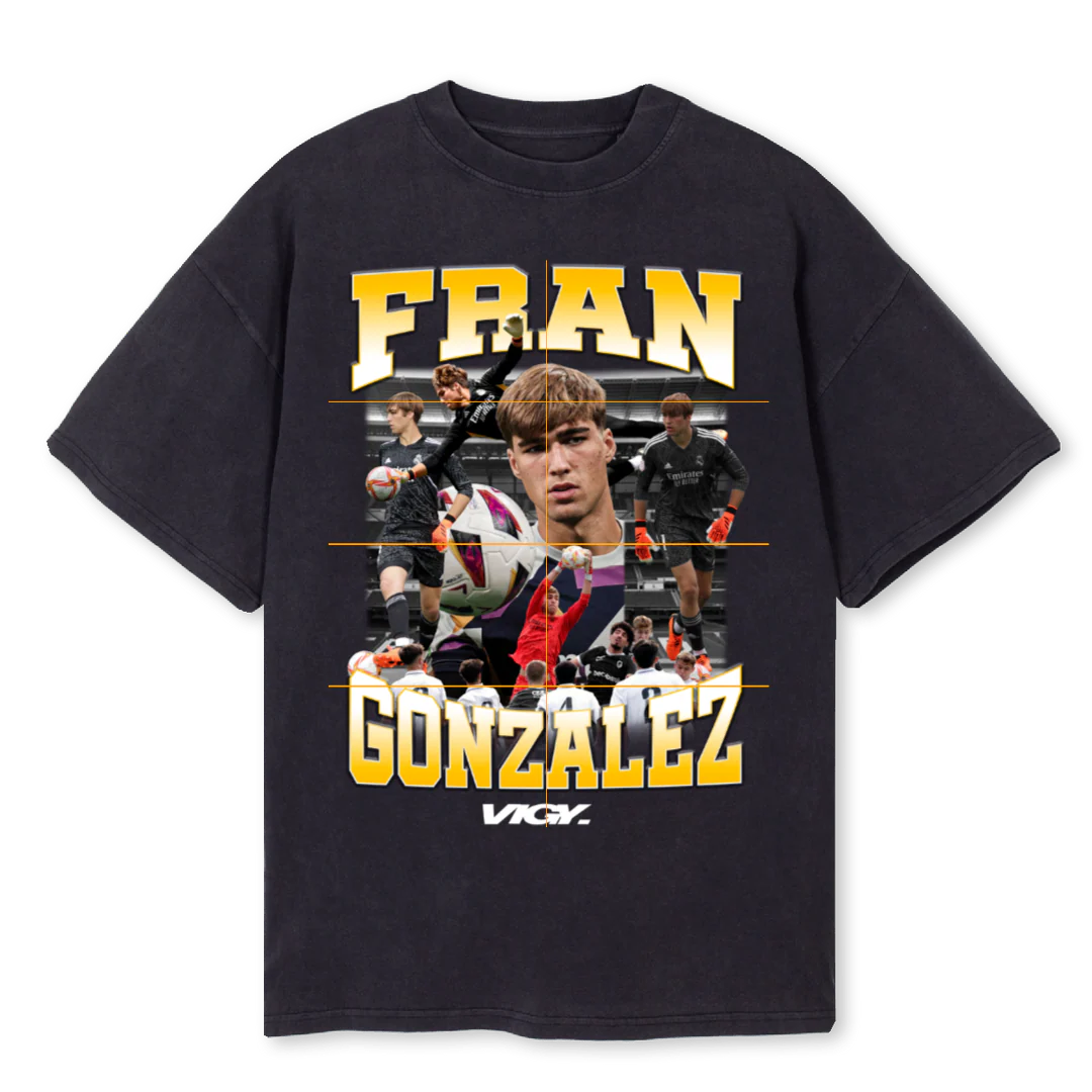 FRANT Vintage Black Oversized Tee.