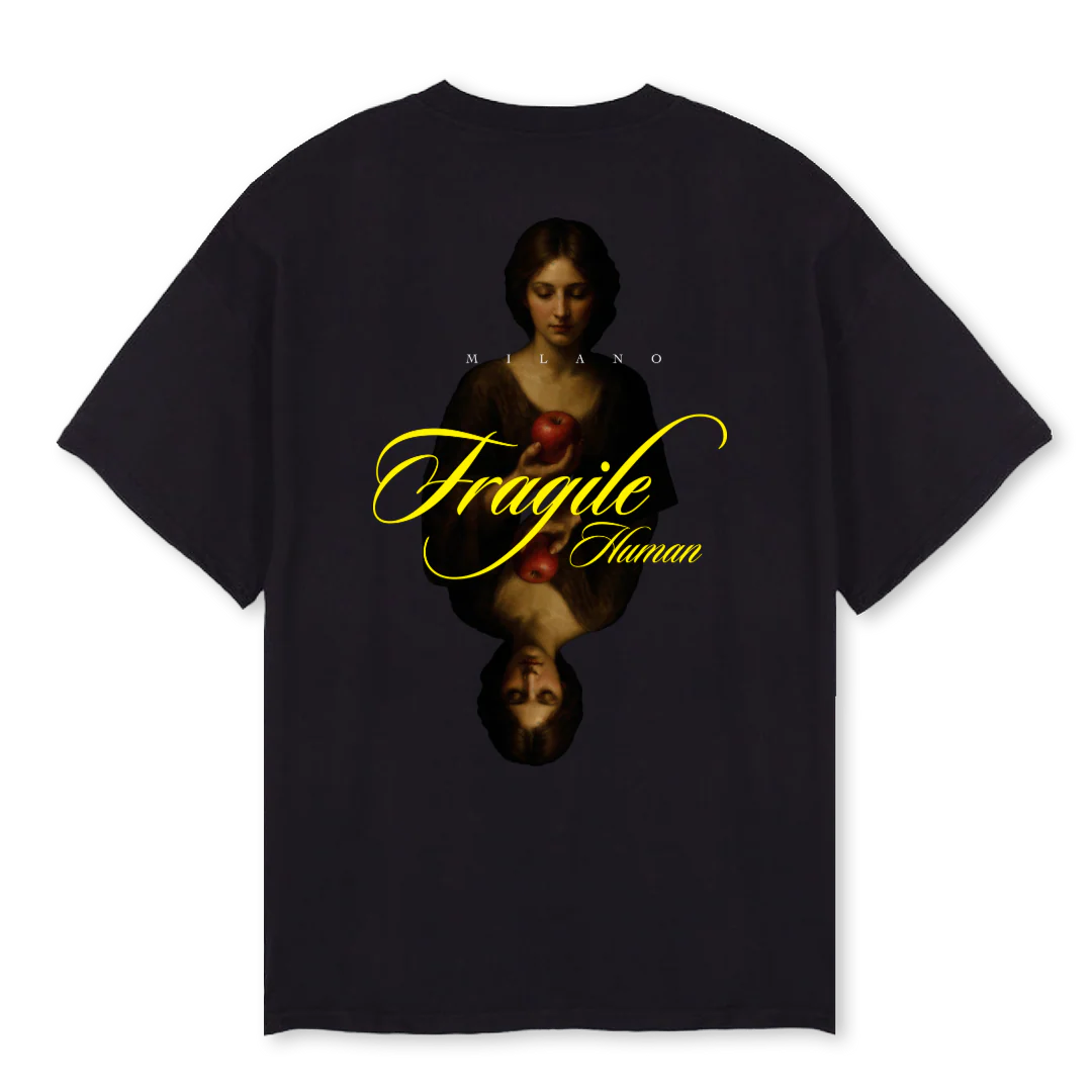 FRGL APPL TSH Black Oversized Tee. - Image 2
