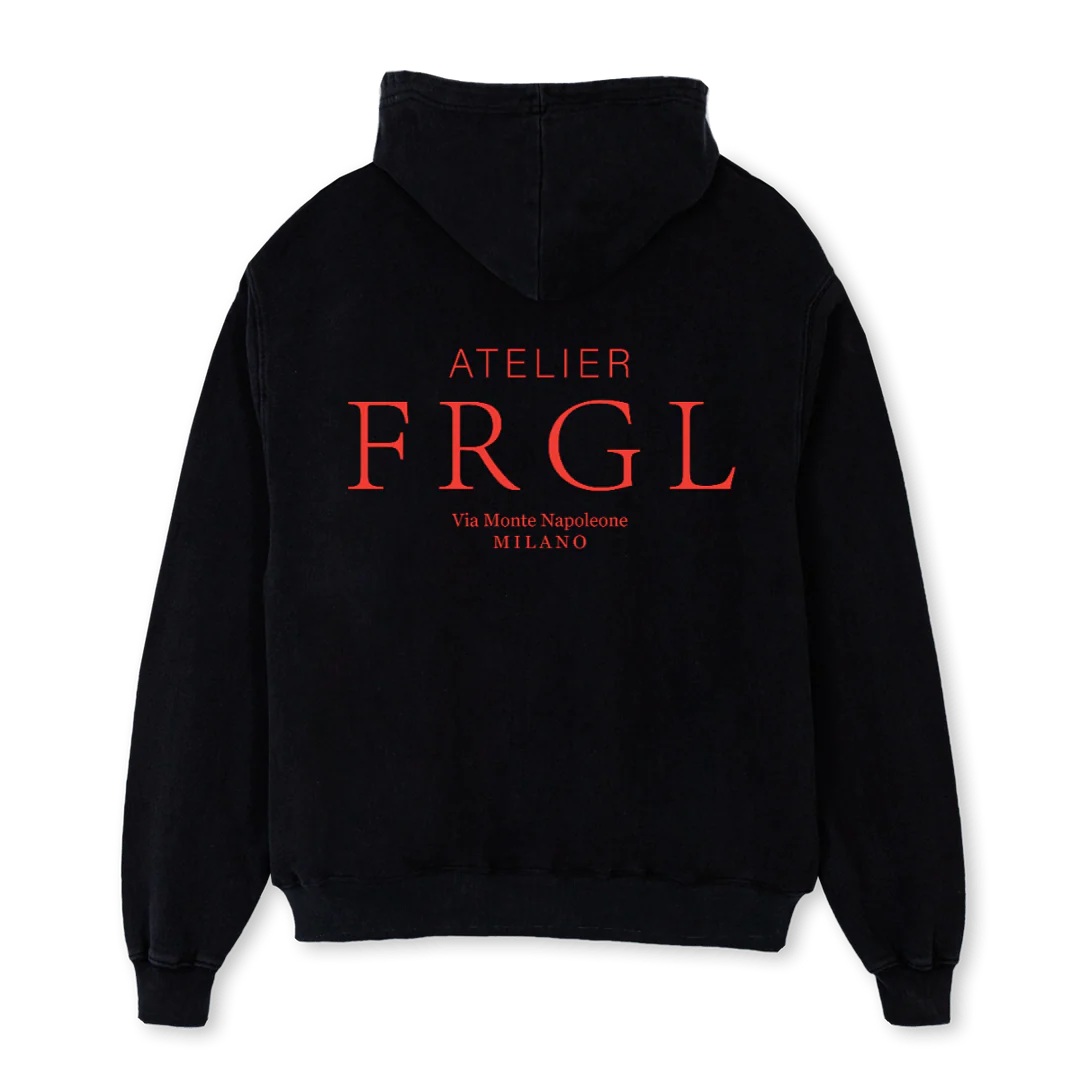 FRGL ATEL HD Black Oversized Hoodie. - Image 2