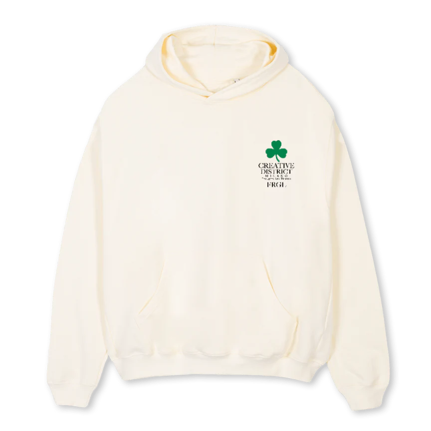 FRGL CD Cream Oversized Hoodie.