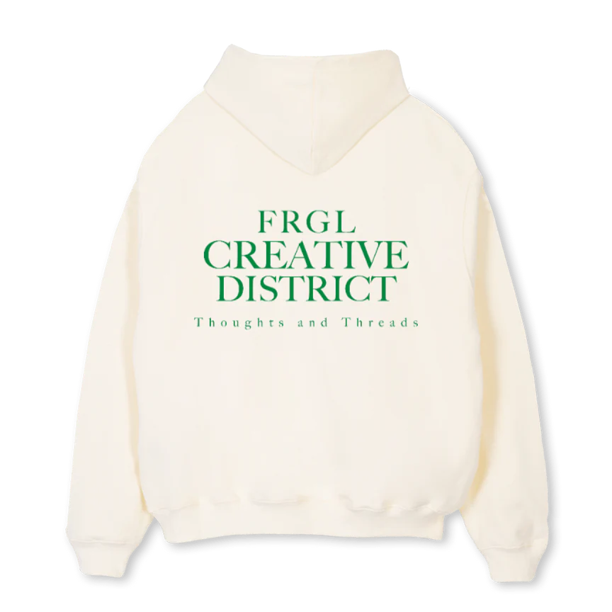 FRGL CD Cream Oversized Hoodie. - Image 2
