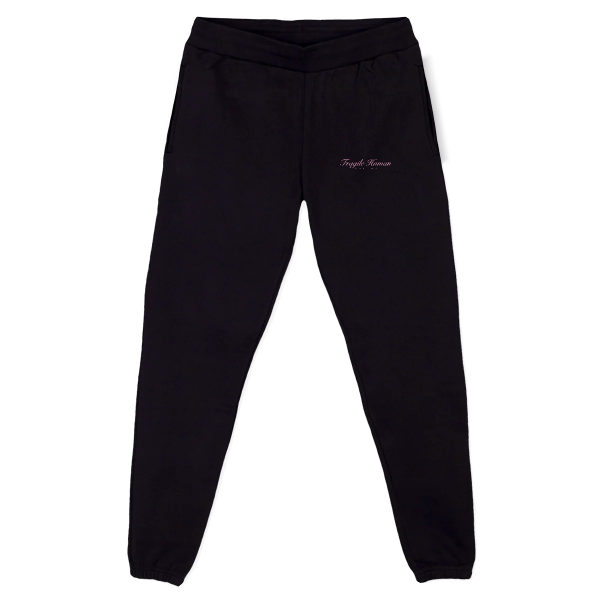FRGL LG PNT Black Relaxed Sweatpants.