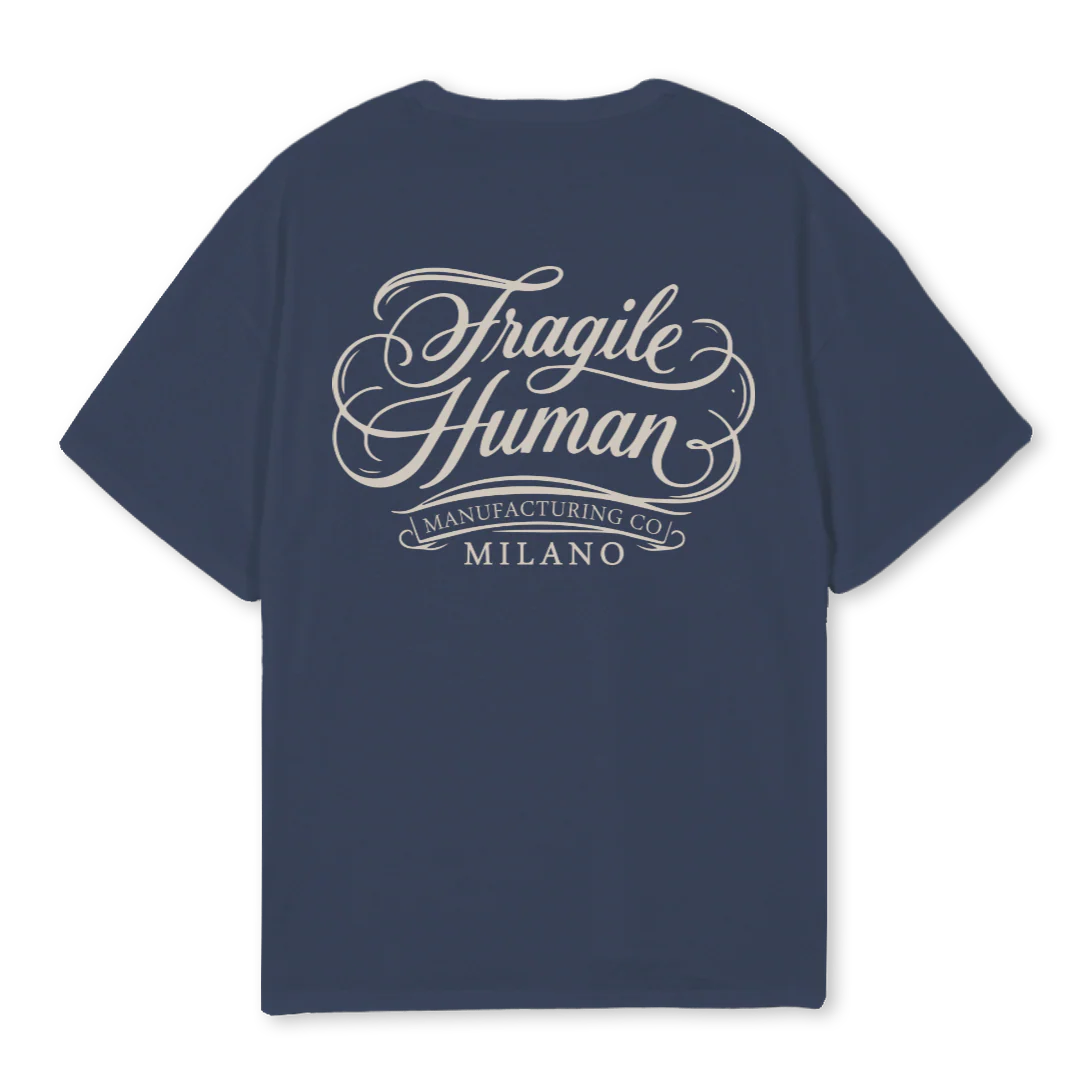 FRGL MNFC TSH Navy Blue Oversized Tee. - Image 2