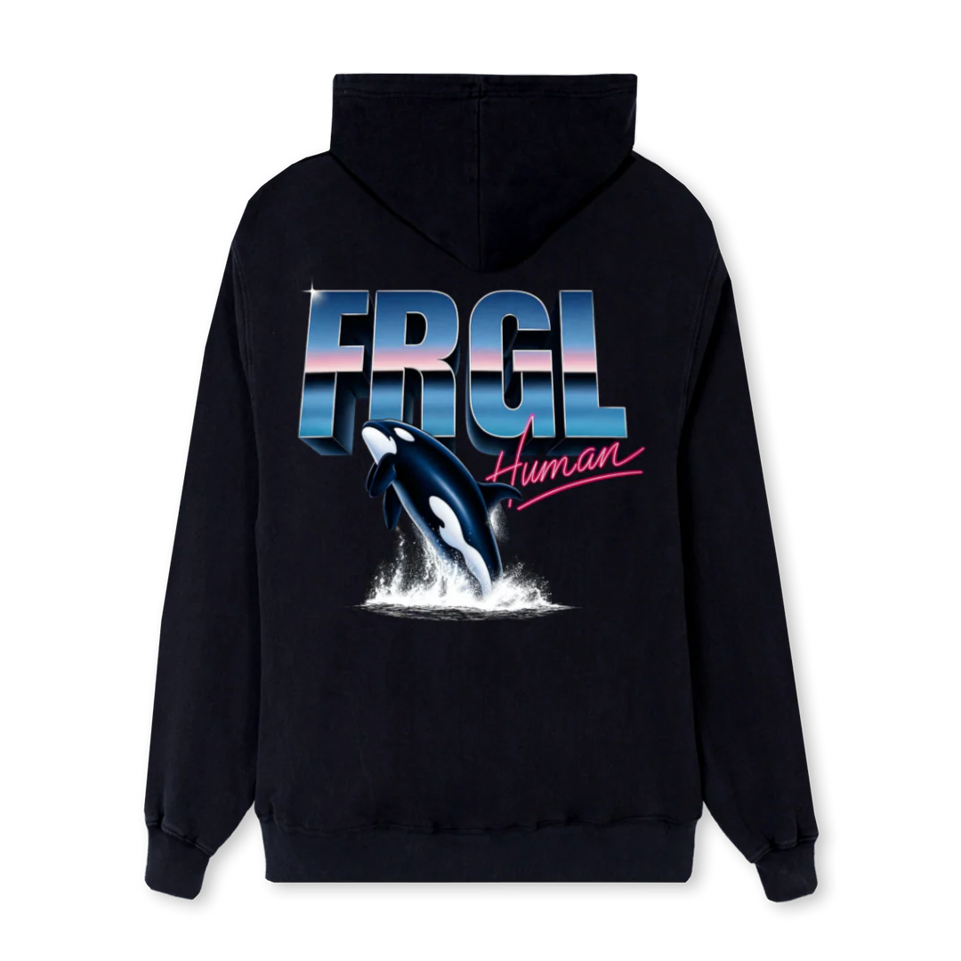 FRGL OCRA HD Black Regular Hoodie. - Image 2
