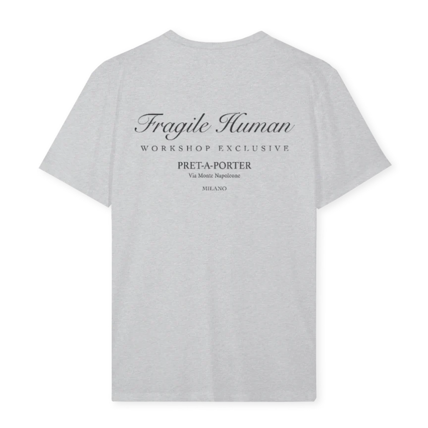 FRGL PRTP Light Grey Marl Regular Tee. - Image 2