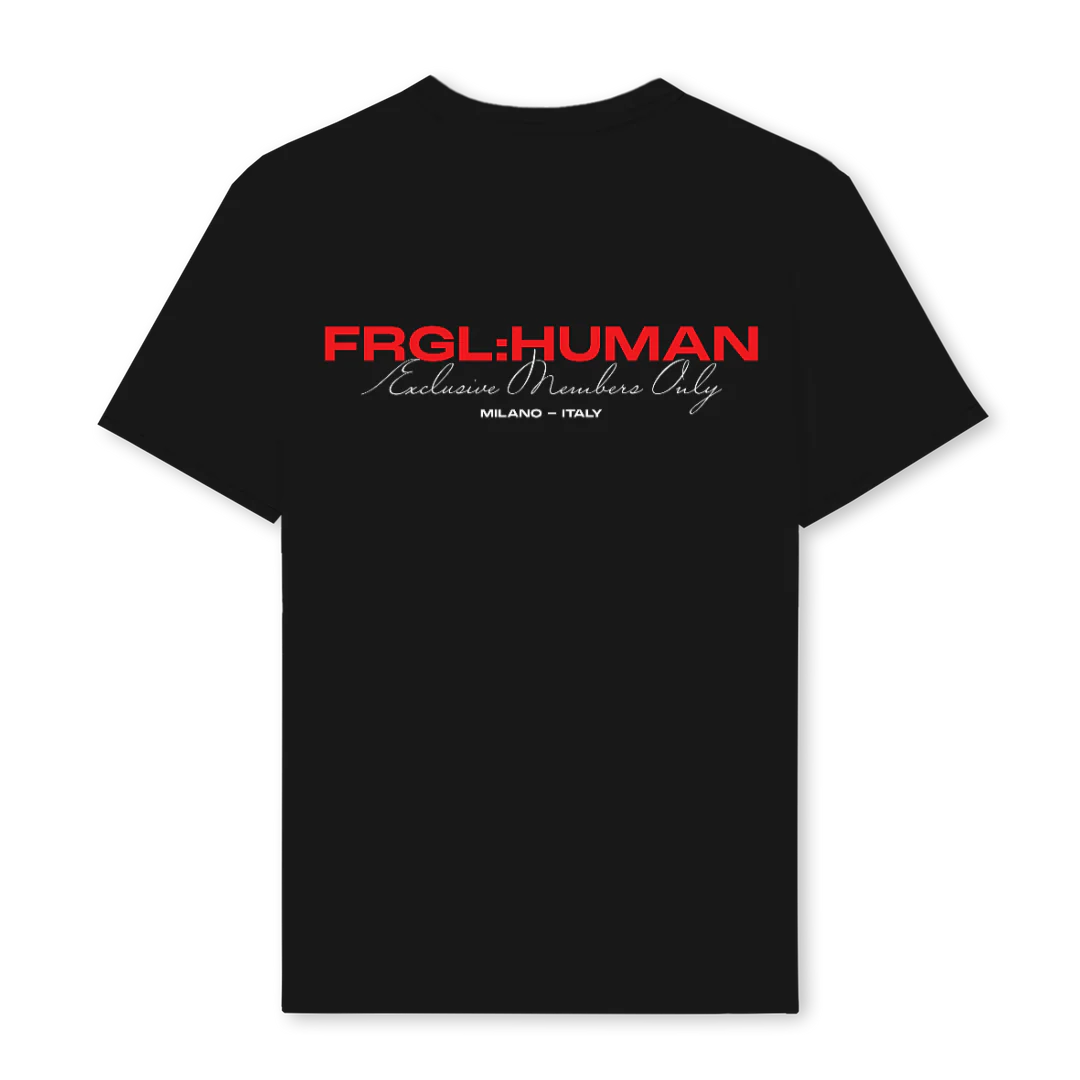 FRGLHUMAN TSH Black Regular Tee. - Image 2