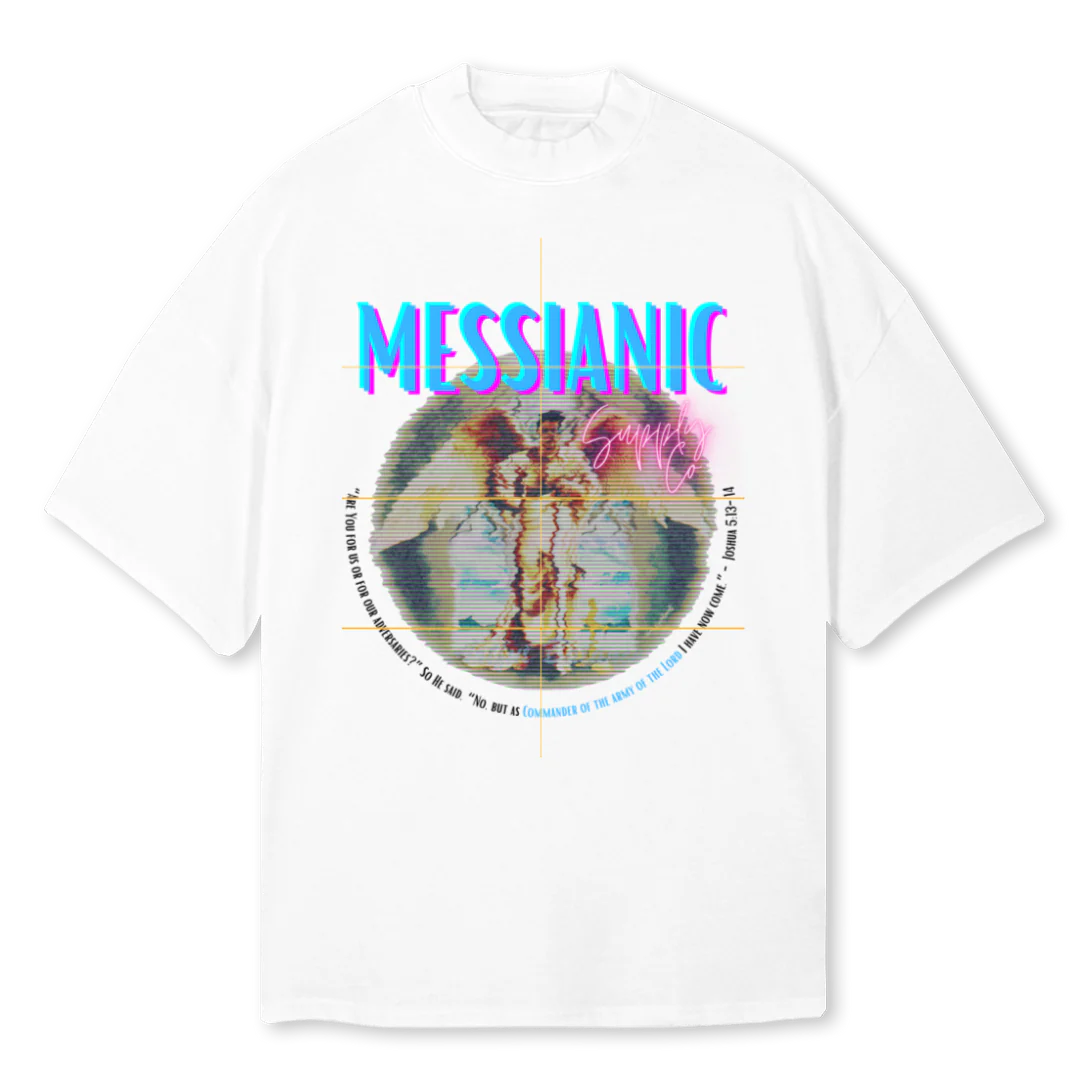 FRIEND OR FOE SAMPLE White Oversized Tee.