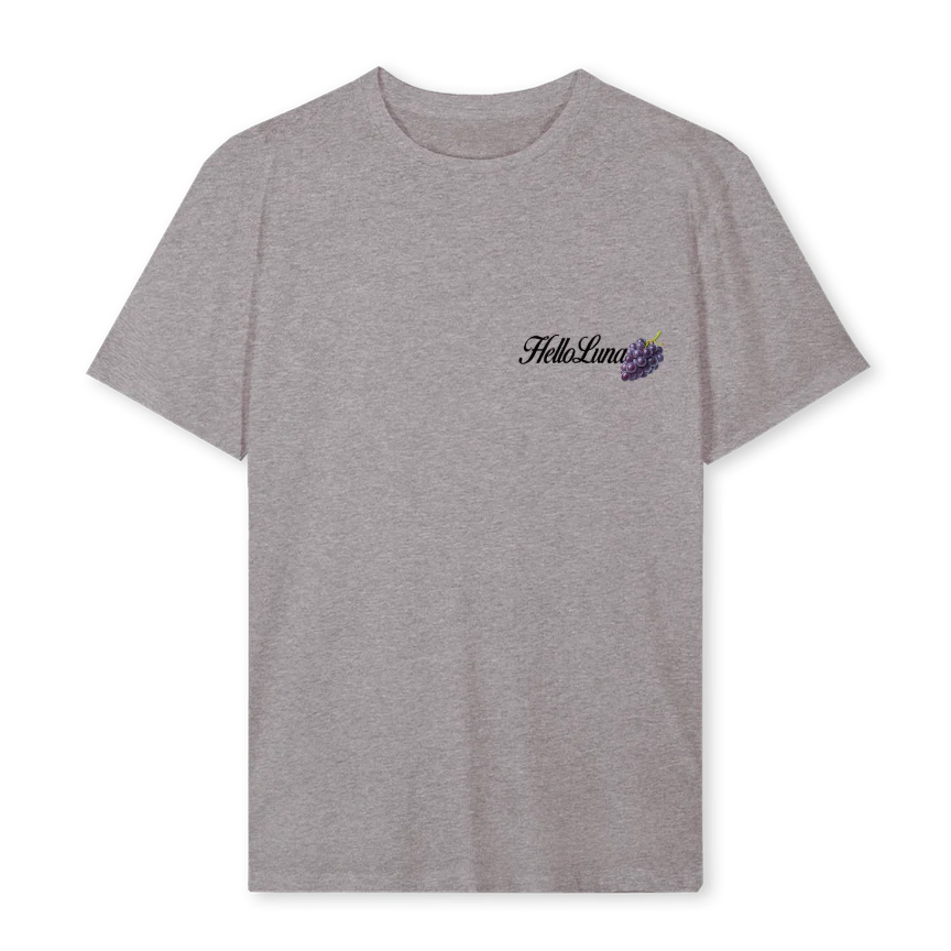 GRAPES_REG Grey Marl Regular Tee