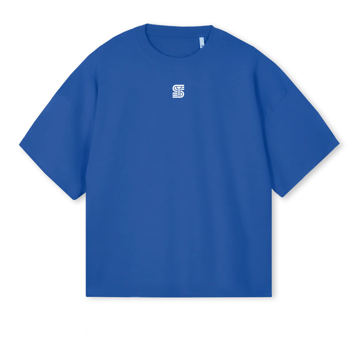 FRÜHLINGFEMALE Cobalt Blue Oversized Boxy Tee.